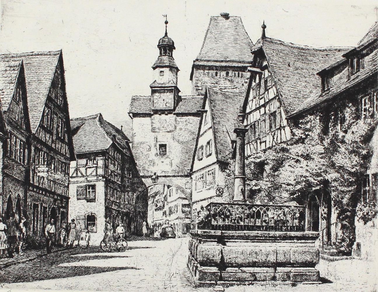 Große Abbildung Nr.2: 126-4035 Müller, Erich Martin: (Künstlergraphik)