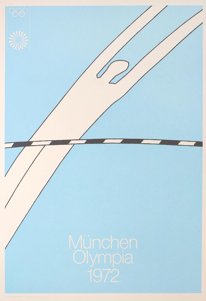 Große Abbildung Nr.2: 126-4058 Edition Olympia 1972.: (Künstlergraphik, Olympia)