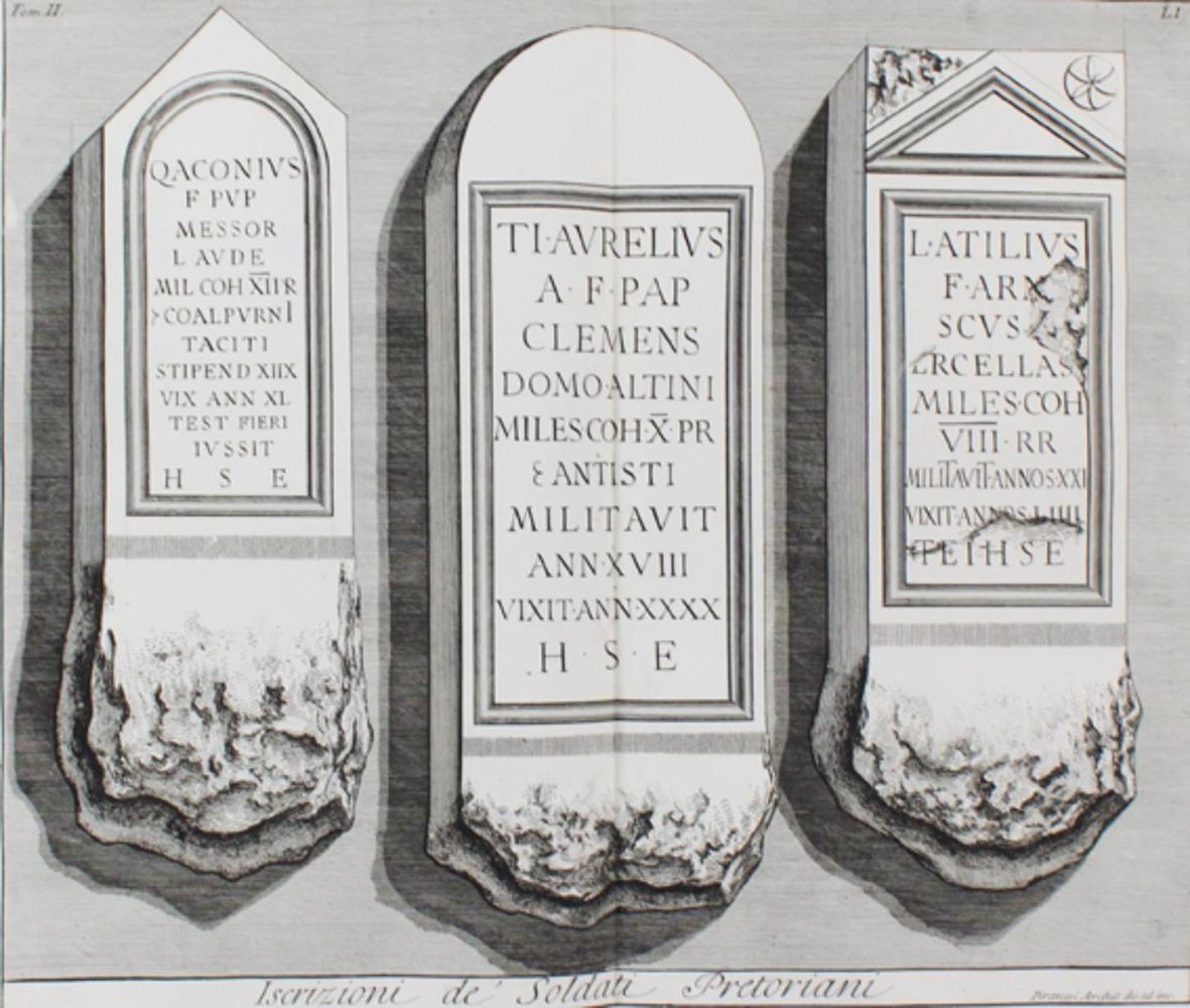 Große Abbildung Nr.1: 126-4107 Piranesi, Giovanni Battista: (Künstlergraphik)