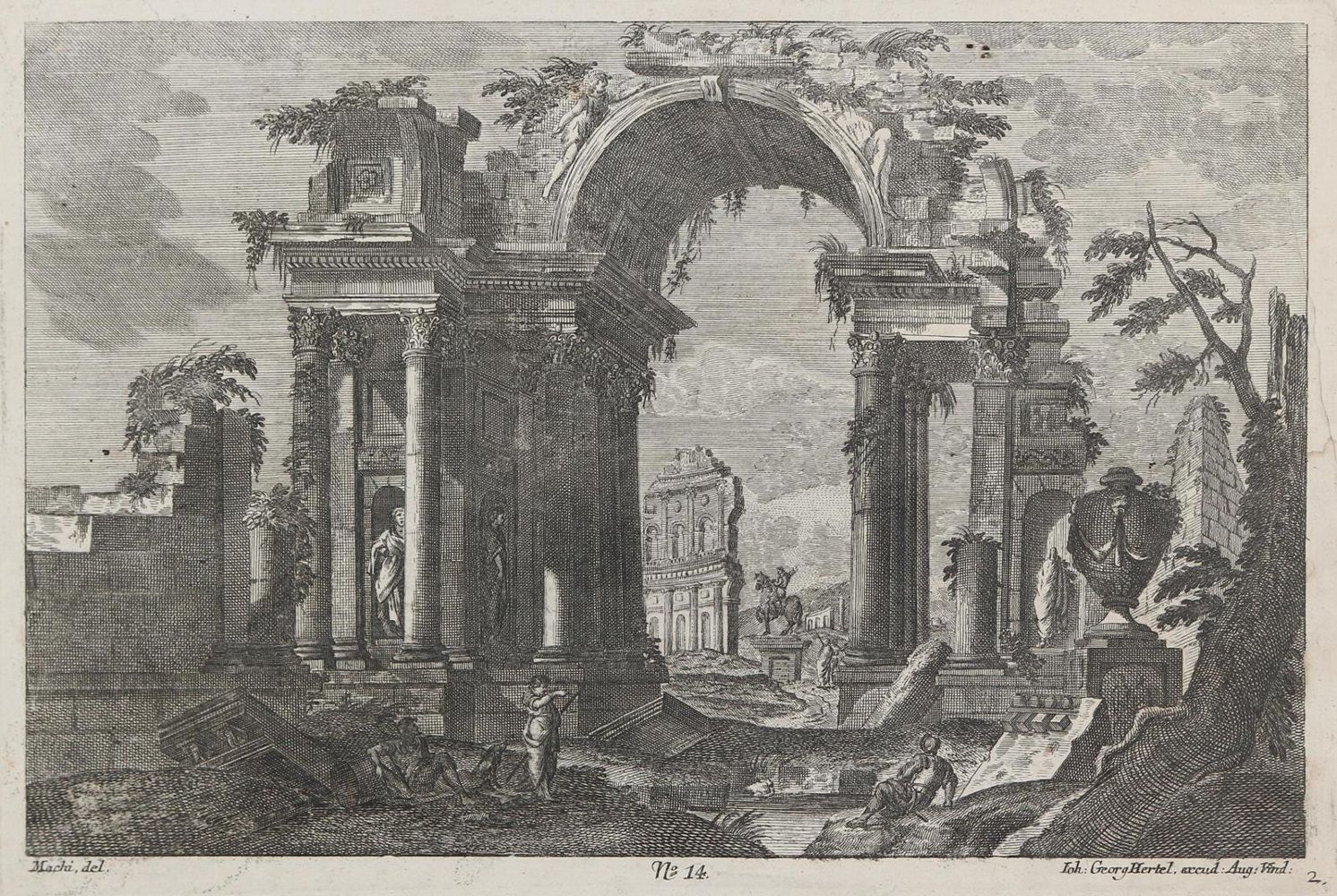 Große Abbildung Nr.4: 126-4118 Piranesi, Giovanni Battista: (Künstlergraphik)