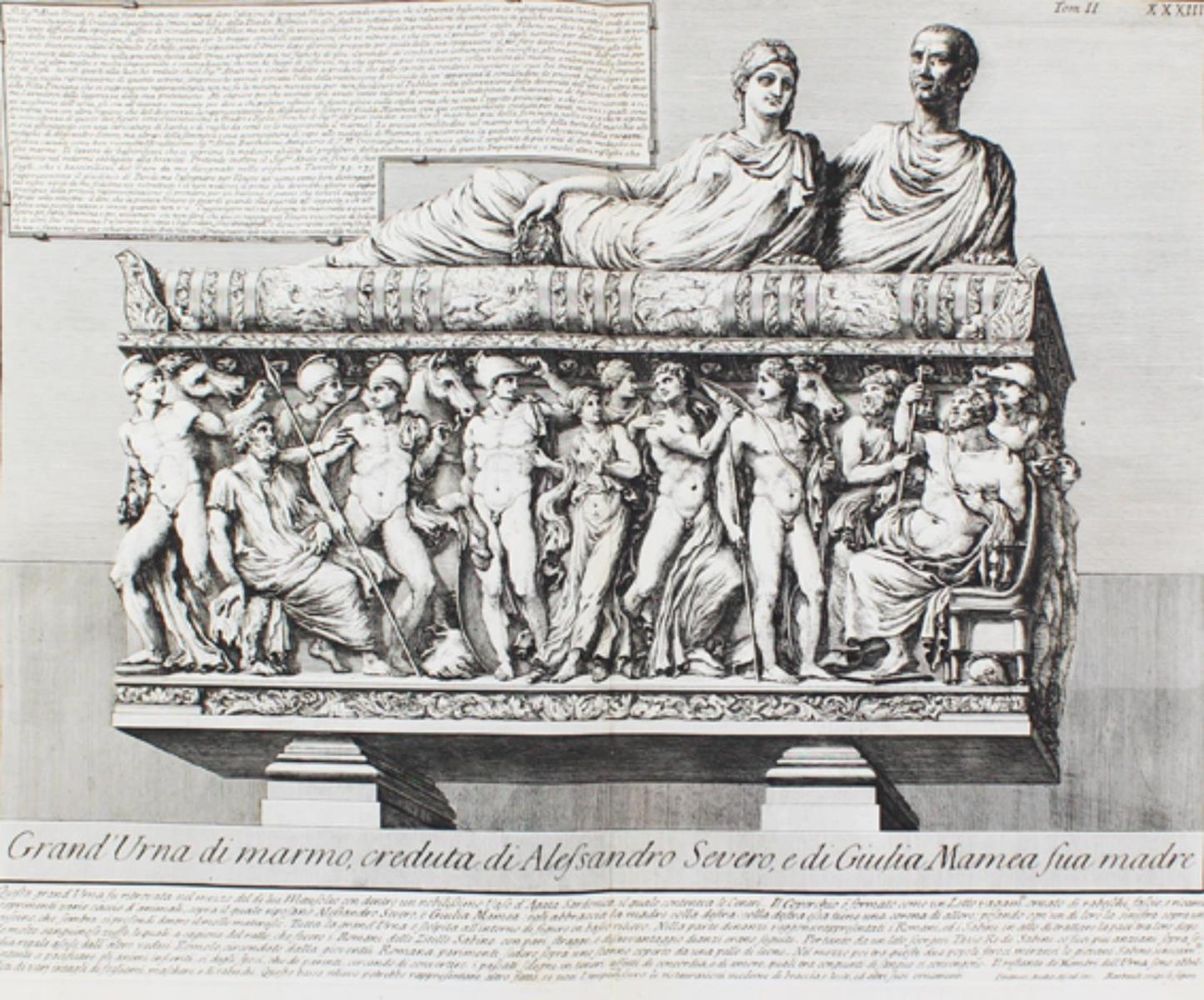 Große Abbildung Nr.1: 126-4127 Piranesi, Giovanni Battista: (Künstlergraphik)