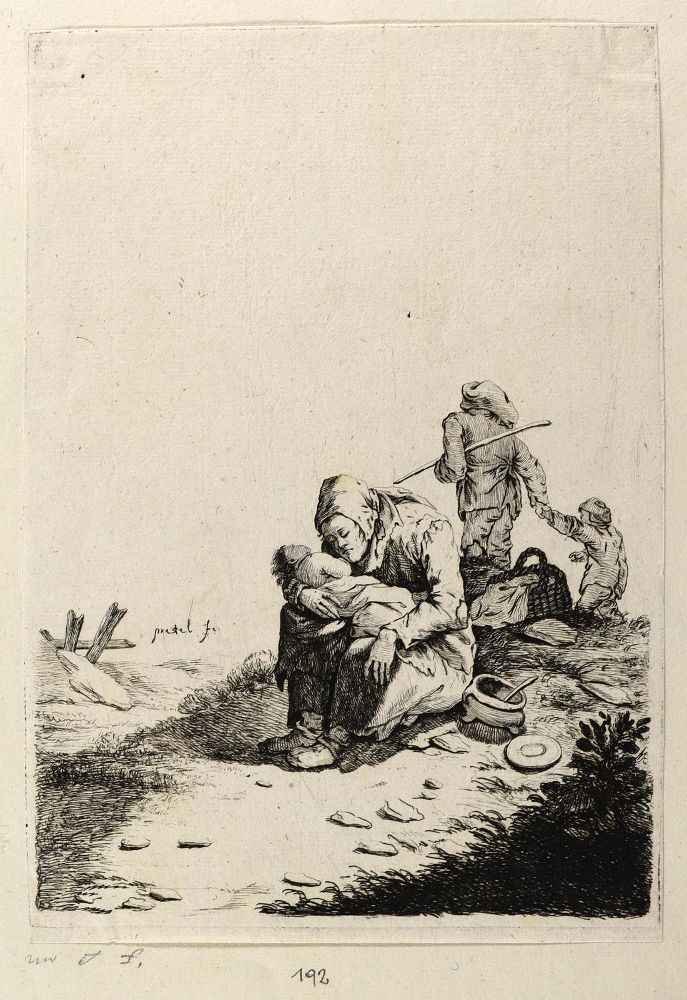 Große Abbildung Nr.1: 126-4176 Prestel, Johann Gottlieb: (Künstlergraphik)