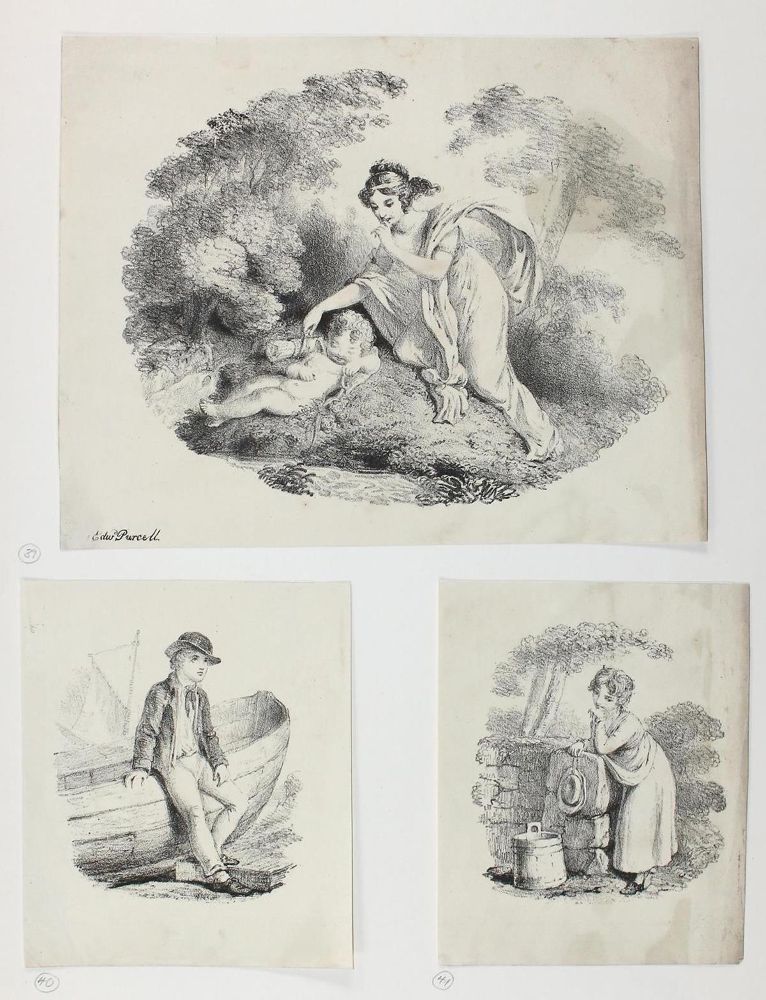 Große Abbildung Nr.1: 126-4181 Purcell, Edward: (Künstlergraphik)