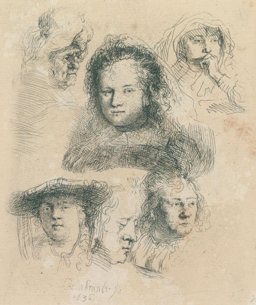 Große Abbildung Nr.1: 126-4198 Rembrandt, Harmensz van Rijn: (Künstlergraphik)