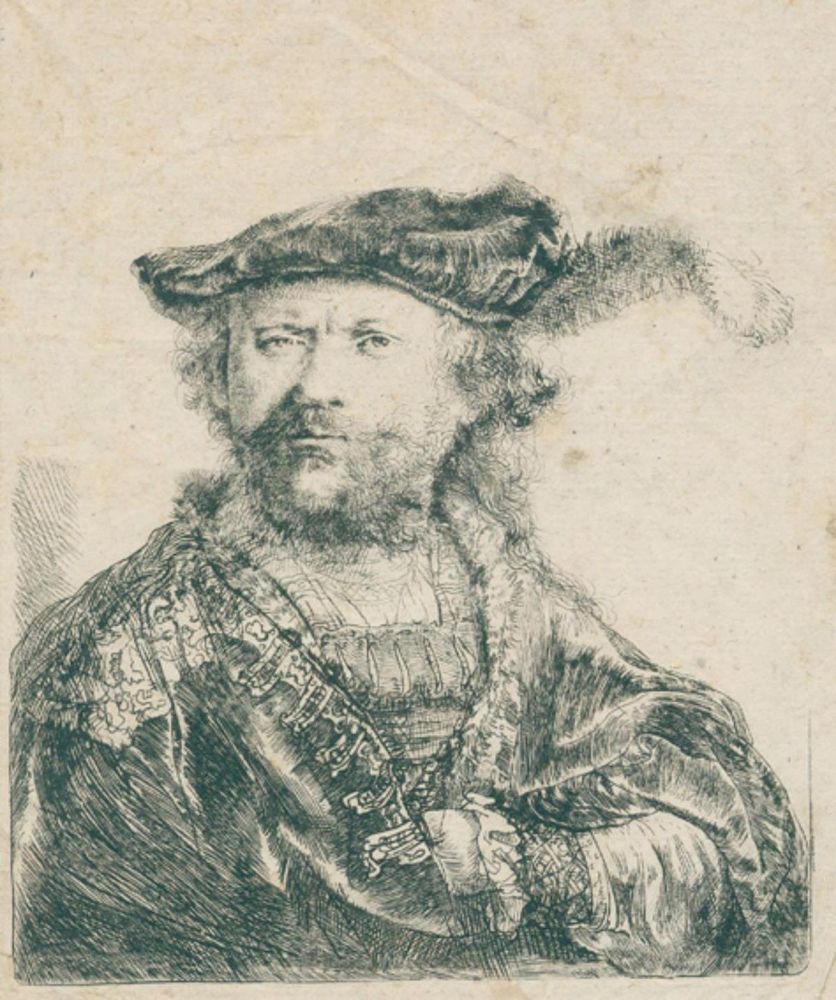Große Abbildung Nr.1: 126-4204 Rembrandt, Harmensz van Rijn: (Künstlergraphik)