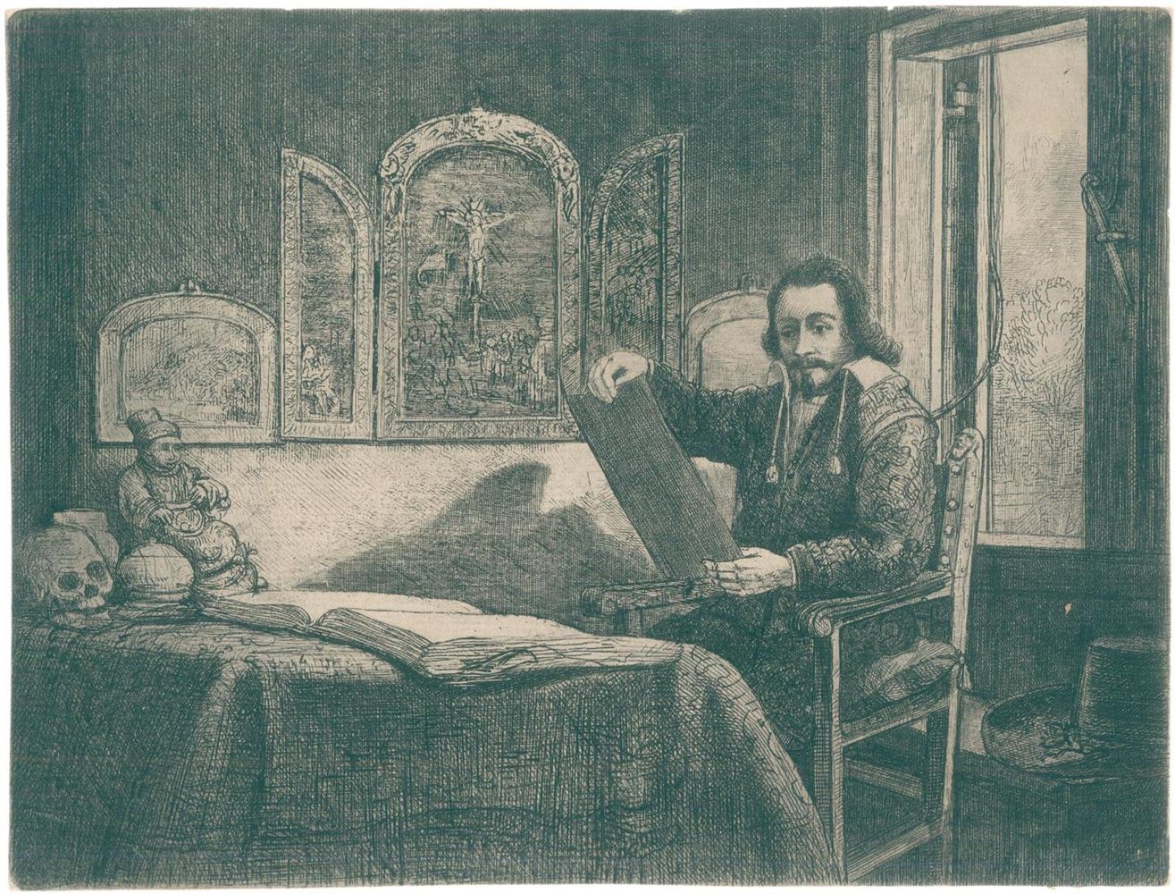 Große Abbildung Nr.1: 126-4214 Rembrandt van Rijn, Harmensz.: (Künstlergraphik)