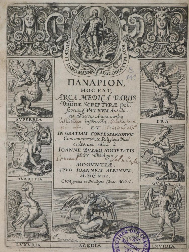 Große Abbildung Nr.1: 126-428 Busaeus,J.: (Alte Drucke, Handschriften und Theologie)