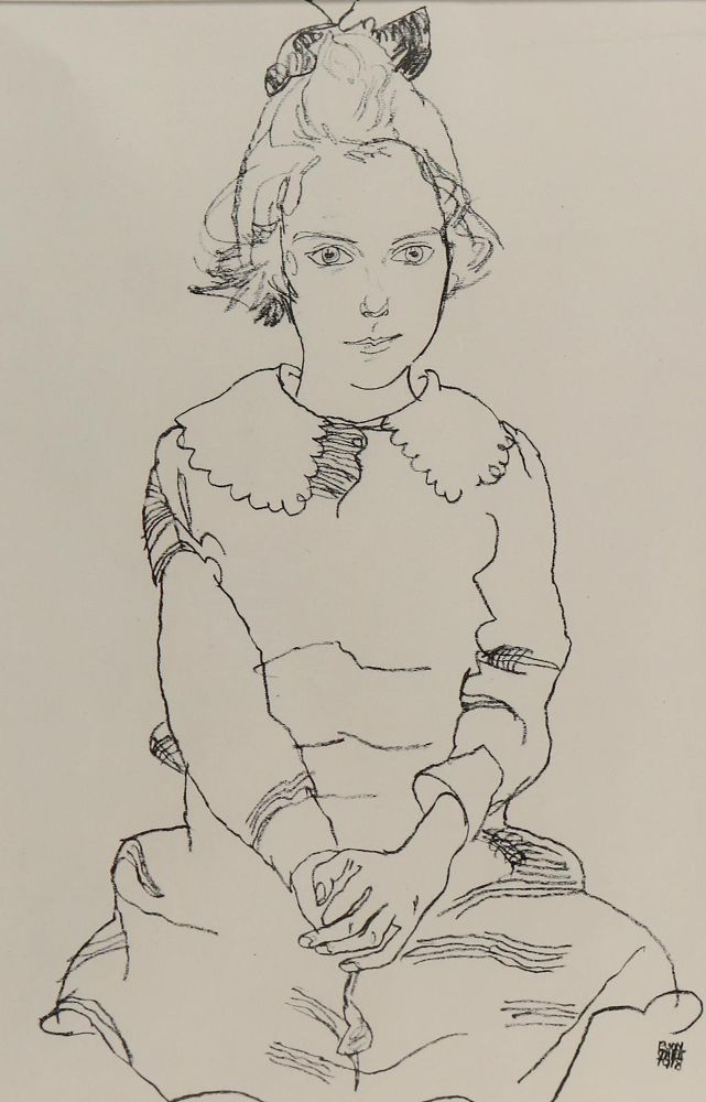 Große Abbildung Nr.1: 126-4285 Schiele, Egon: (Künstlergraphik)