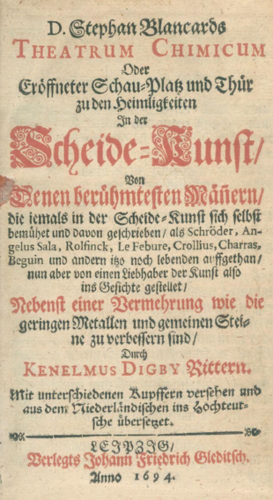 Große Abbildung Nr.1: 126-43 Blancard,S.: (Aus der Sammlung Professor Dr.Dr.Johannes Büttner Teil 1)