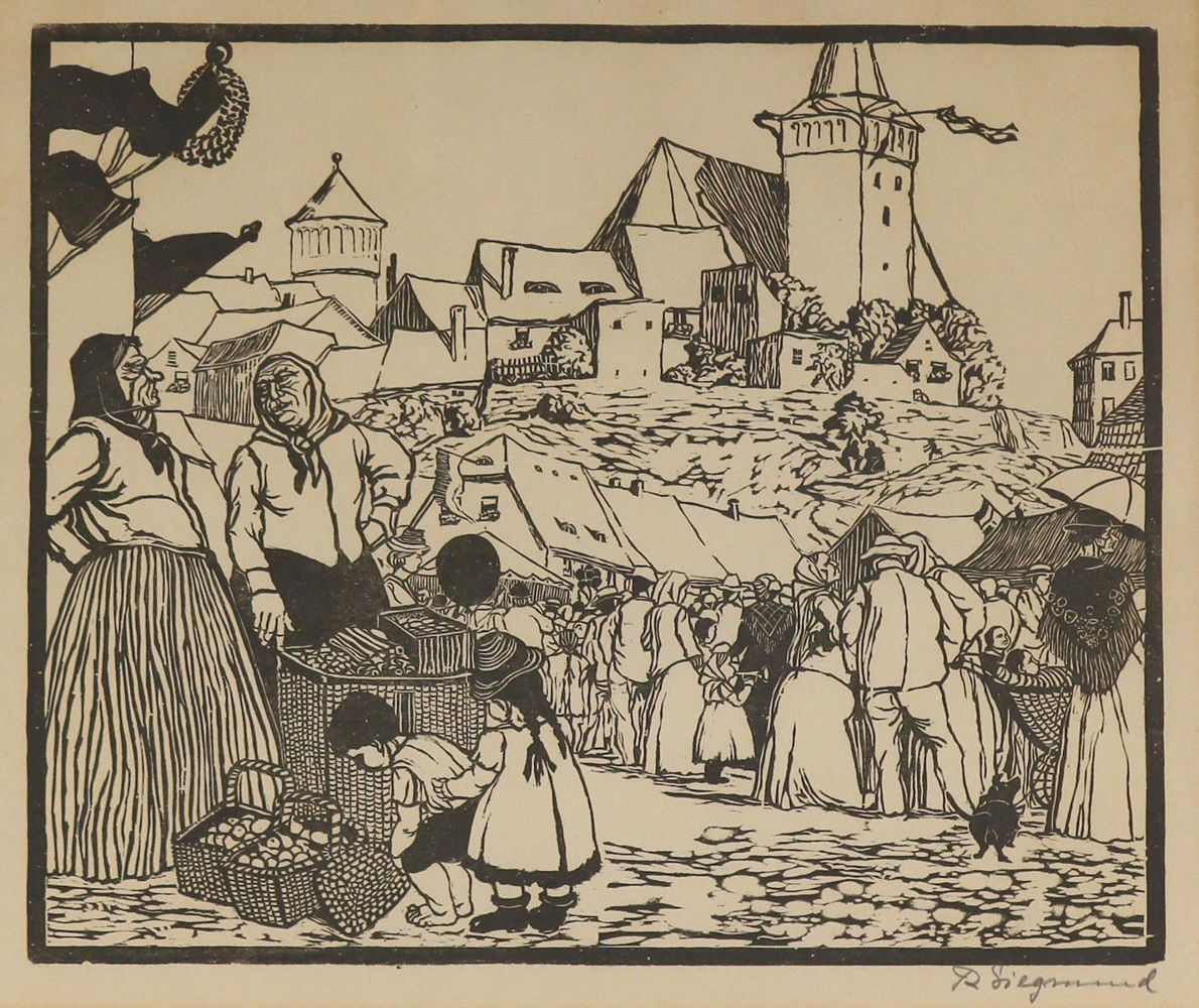 Große Abbildung Nr.1: 126-4314 Siegmund, Rudolf: (Künstlergraphik)