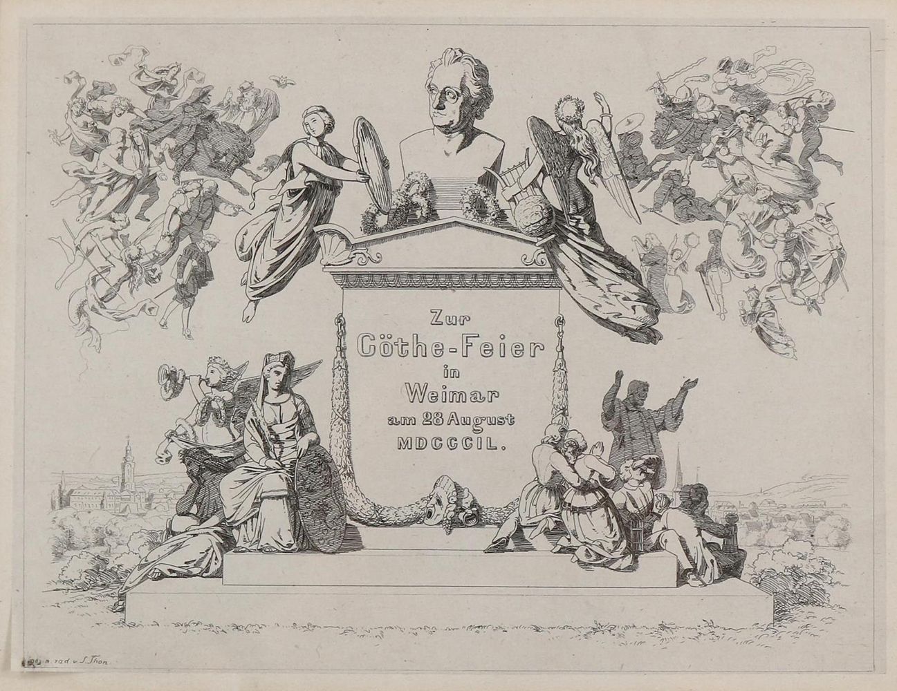 Große Abbildung Nr.1: 126-4386 Thon, Sixtus Armin: (Künstlergraphik)