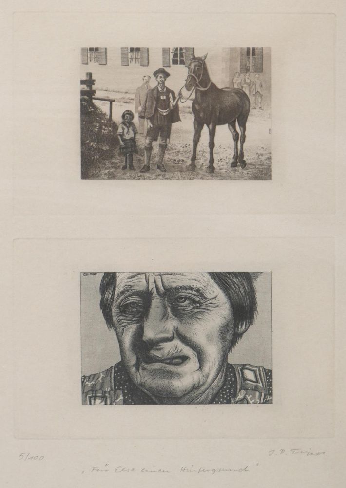 Große Abbildung Nr.2: 126-4391 Tripp, Jan Peter: (Künstlergraphik)