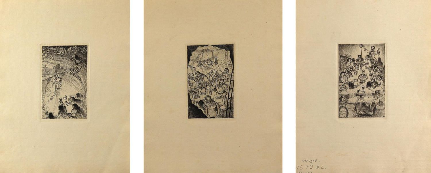 Große Abbildung Nr.2: 126-4409 Vßradi, Albert: (Künstlergraphik)