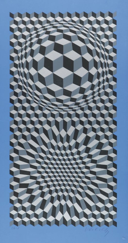 Große Abbildung Nr.1: 126-4410 Vasarely, Victor: (Künstlergraphik)