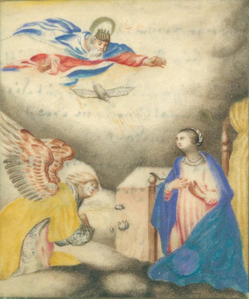 Große Abbildung Nr.1: 126-4419 Verkündigung Maria.: (Künstlergraphik)