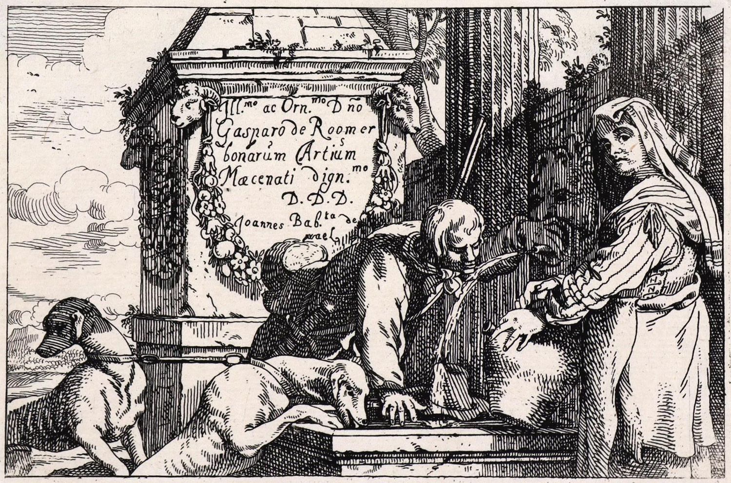 Große Abbildung Nr.1: 126-4432 Wael, Jan Baptiste de: (Künstlergraphik)