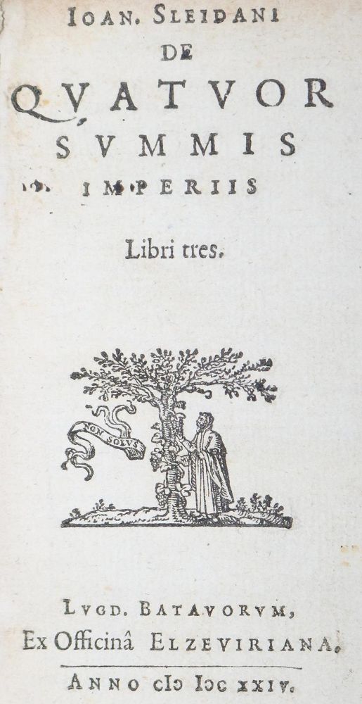 Große Abbildung Nr.1: 126-456 Sleidanus,J.: (Elzevier)