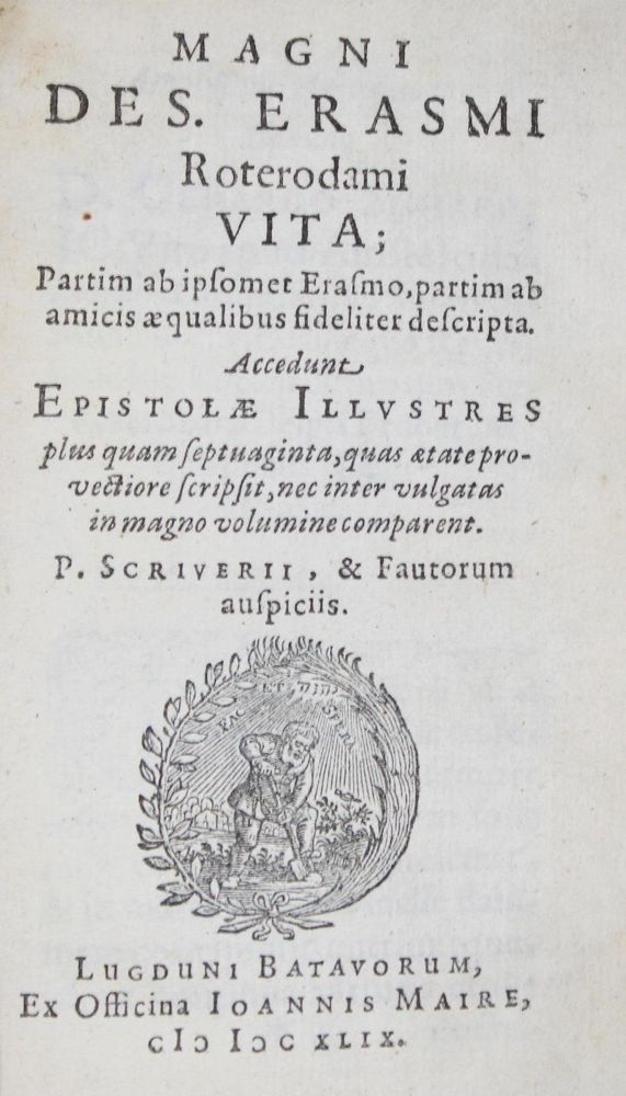 Große Abbildung Nr.1: 126-463 Erasmus von Rotterdam,D.: (Alte Drucke, Handschriften und Theologie)