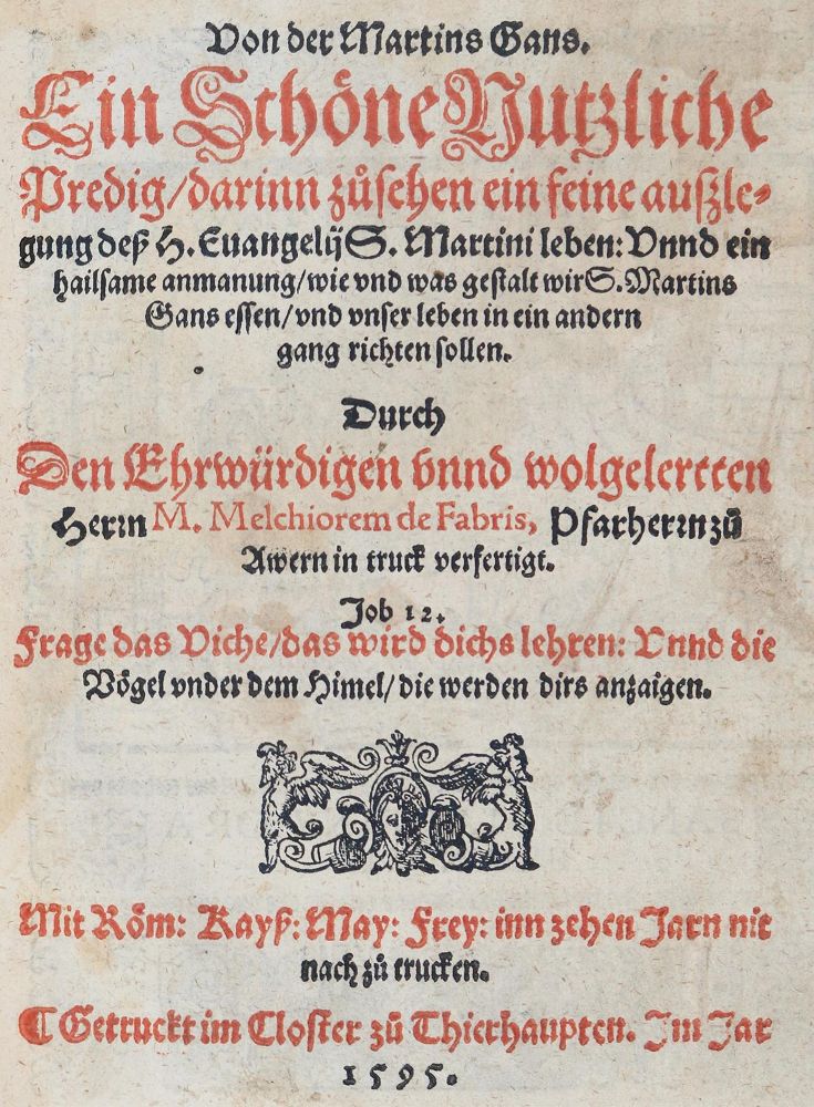 Große Abbildung Nr.1: 126-468 Fabris,M.de.: (Alte Drucke, Handschriften und Theologie)