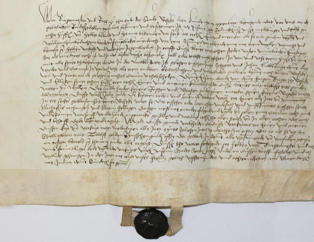 Große Abbildung Nr.1: 126-486 Kaufbrief: (Handschriften, Geseke)