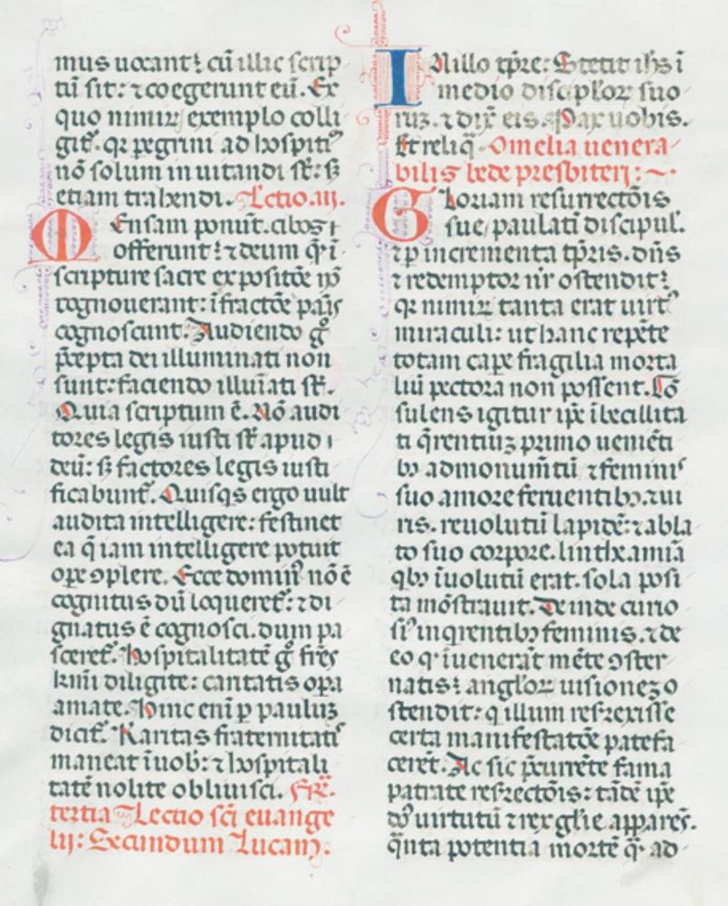 Große Abbildung Nr.1: 126-495 Lektionar.: (Handschriften)