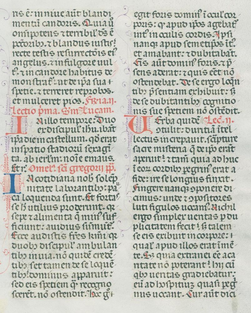 Große Abbildung Nr.2: 126-495 Lektionar.: (Handschriften)
