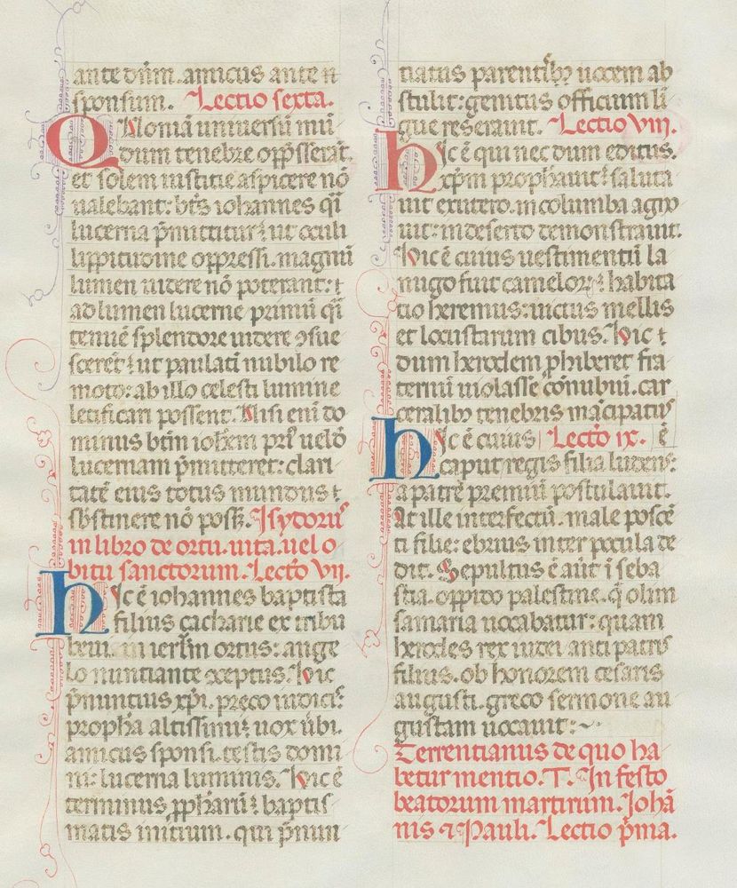 Große Abbildung Nr.3: 126-495 Lektionar.: (Handschriften)