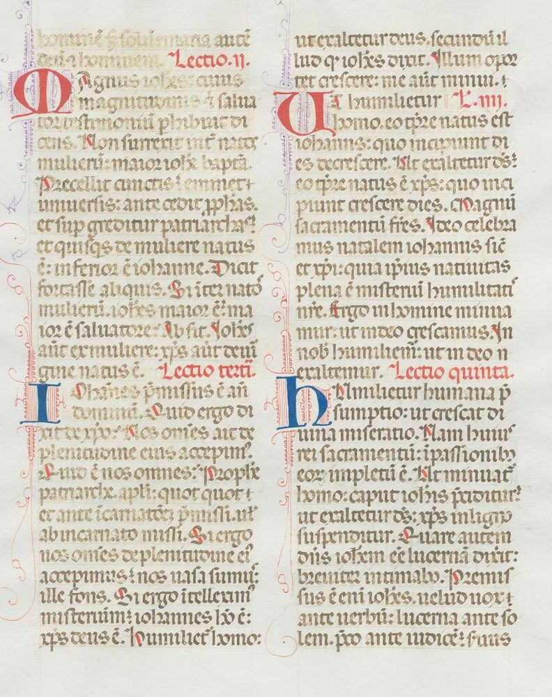Große Abbildung Nr.4: 126-495 Lektionar.: (Handschriften)