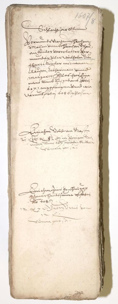 Große Abbildung Nr.1: 126-502 Vormunds Rechnung.: (Handschriften, Schlechtsart/Thüringen)