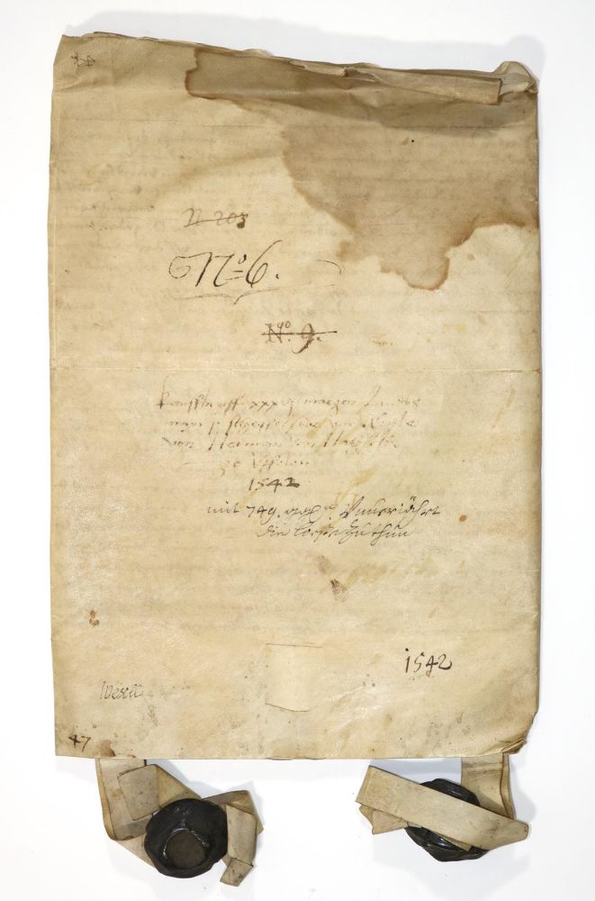 Große Abbildung Nr.1: 126-505 Kaufbrief.: (Handschriften, Werl)
