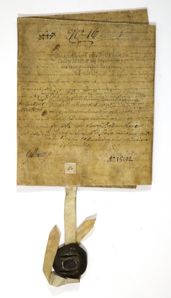 Große Abbildung Nr.1: 126-506 Kaufvertrag.: (Handschriften, Werl)