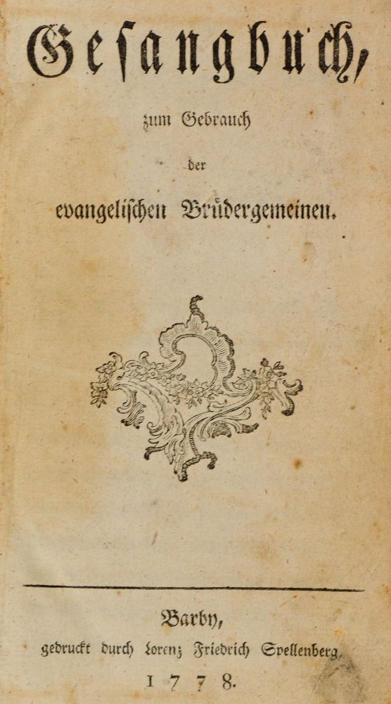 Große Abbildung Nr.1: 126-510 Gesangbuch,: (Herrnhuter)