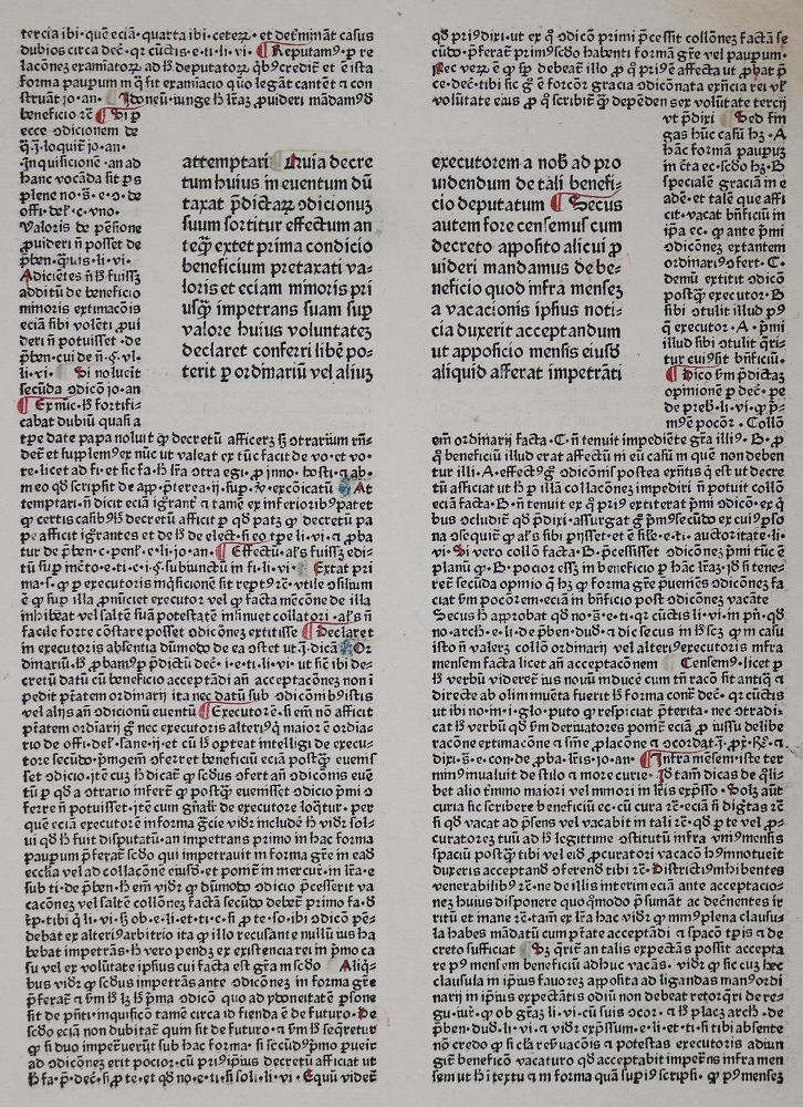 Große Abbildung Nr.1: 126-522 Rechtsbücher.: (Inkunabeln)