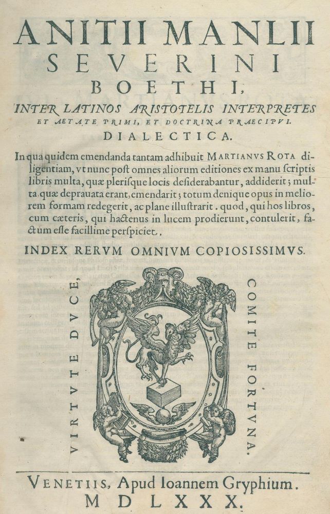 Große Abbildung Nr.1: 126-523 Trombetta,(A.).: (Inkunabeln)
