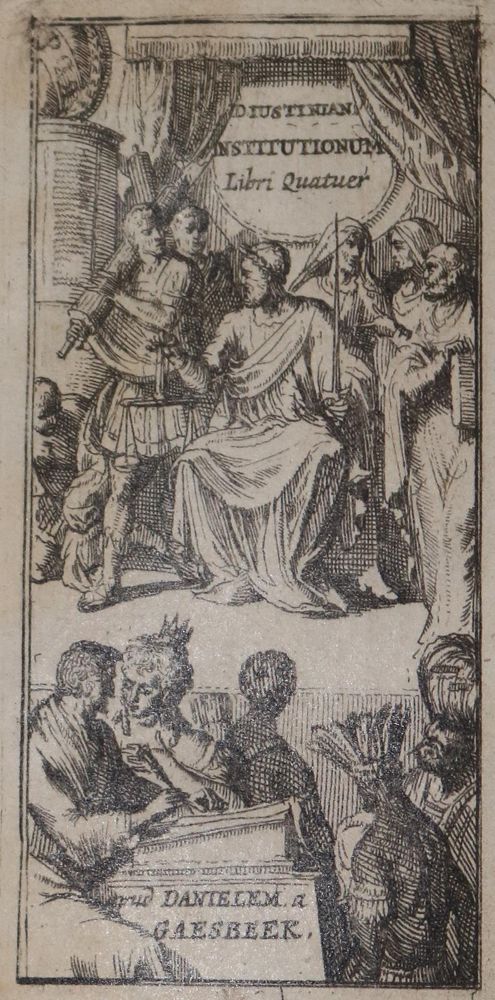 Große Abbildung Nr.1: 126-528 Justinianus.: (Alte Drucke, Handschriften und Theologie)