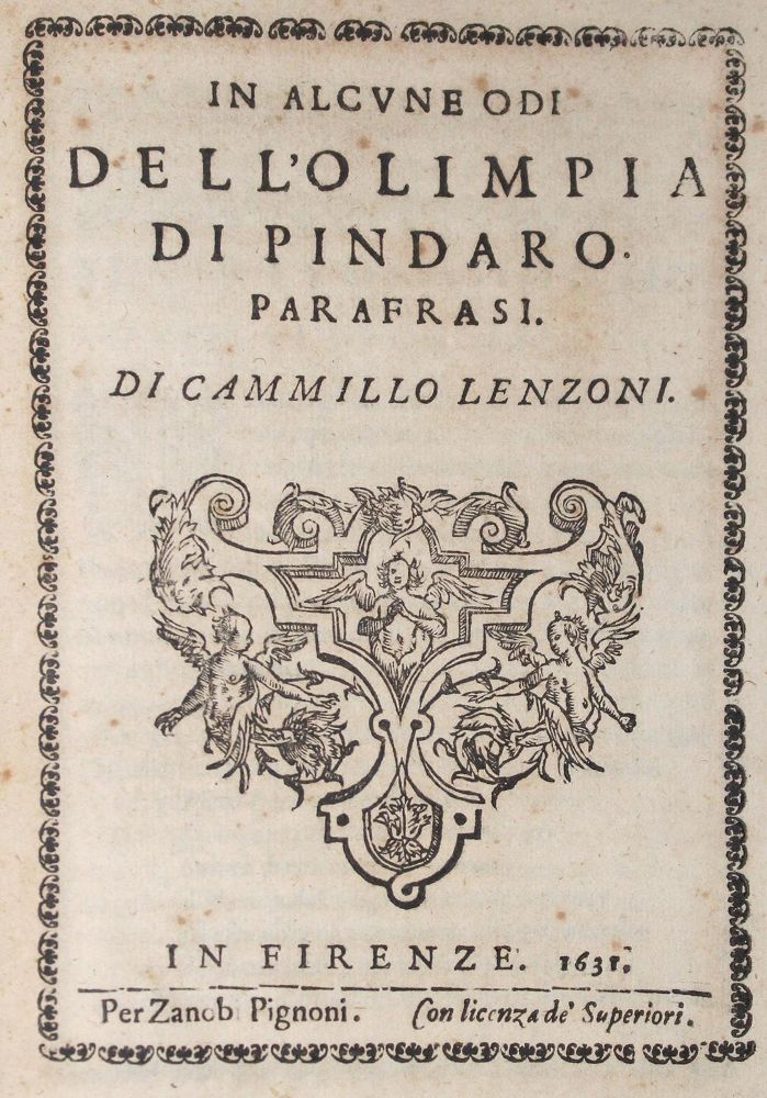 Große Abbildung Nr.1: 126-535 Lenzoni,C.: (Alte Drucke, Handschriften und Theologie)