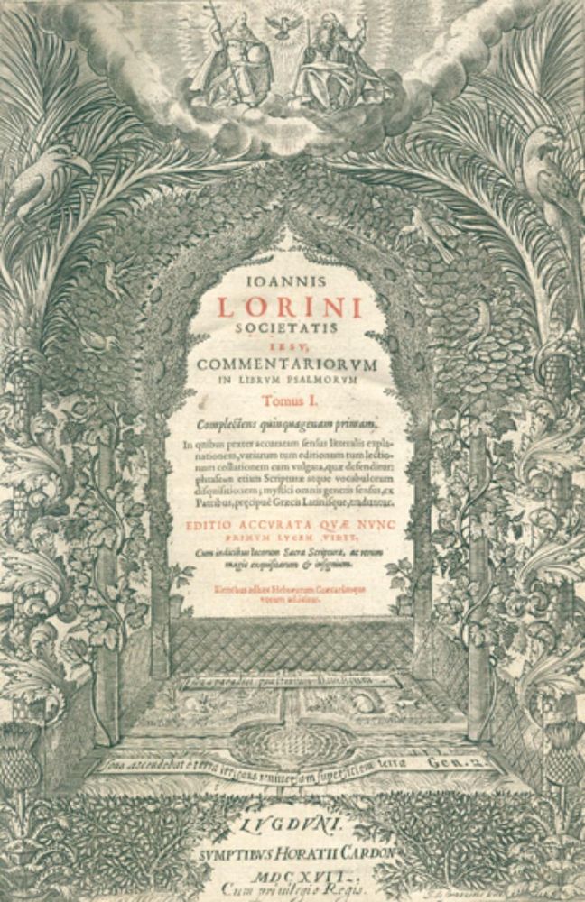 Große Abbildung Nr.1: 126-547 Lorinus,J.: (Alte Drucke, Handschriften und Theologie)