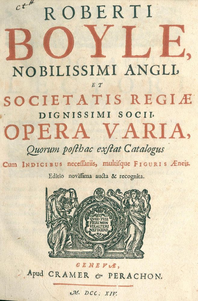 Große Abbildung Nr.2: 126-55 Boyle,R.: (Aus der Sammlung Professor Dr.Dr.Johannes Büttner Teil 1)