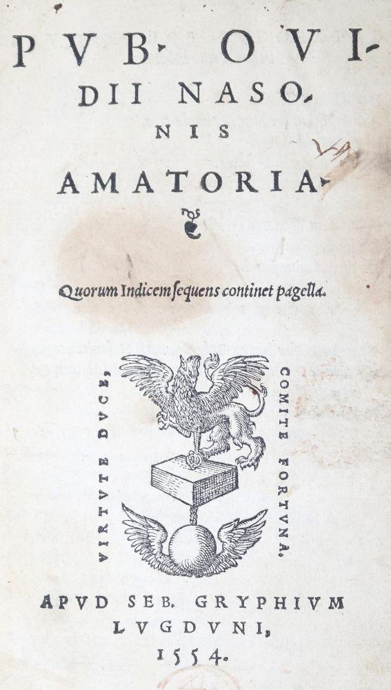 Große Abbildung Nr.1: 126-572 Ovidius,N.P.: (Alte Drucke, Handschriften und Theologie)