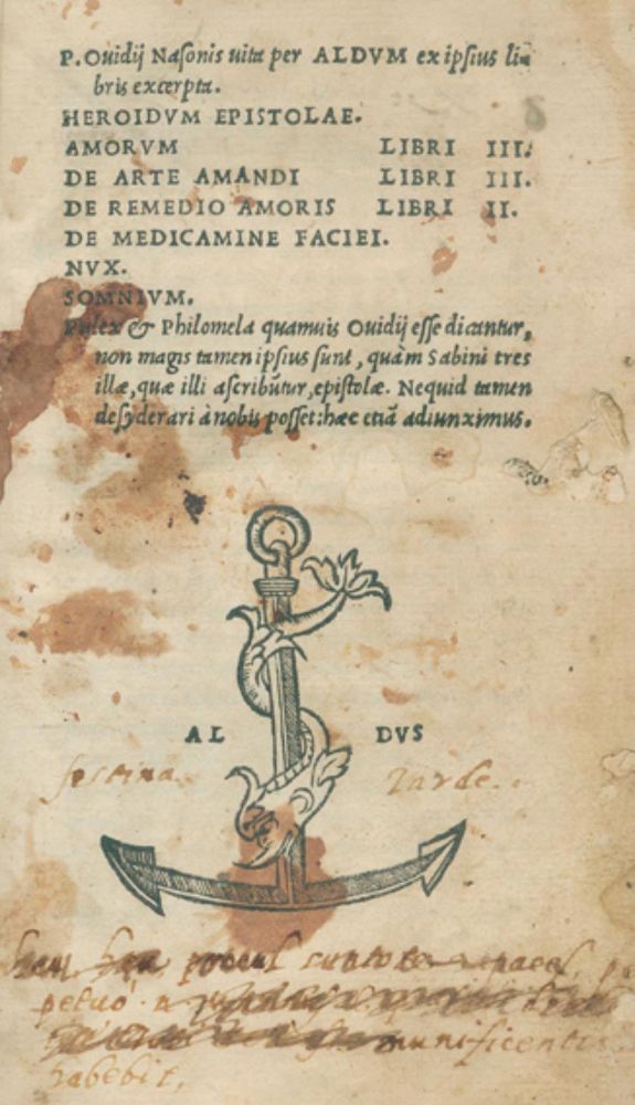 Große Abbildung Nr.1: 126-574 Ovidius,N.P.: (Alte Drucke, Handschriften und Theologie)