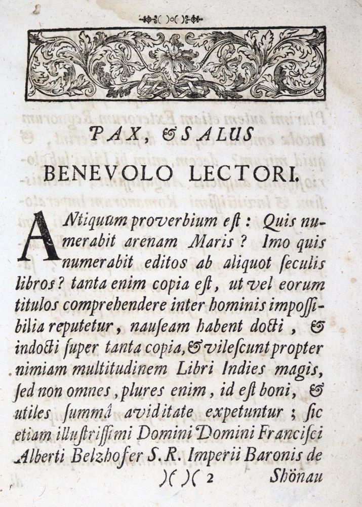 Große Abbildung Nr.1: 126-578 Pelzhoffer,F.A.: (Alte Drucke, Handschriften und Theologie)