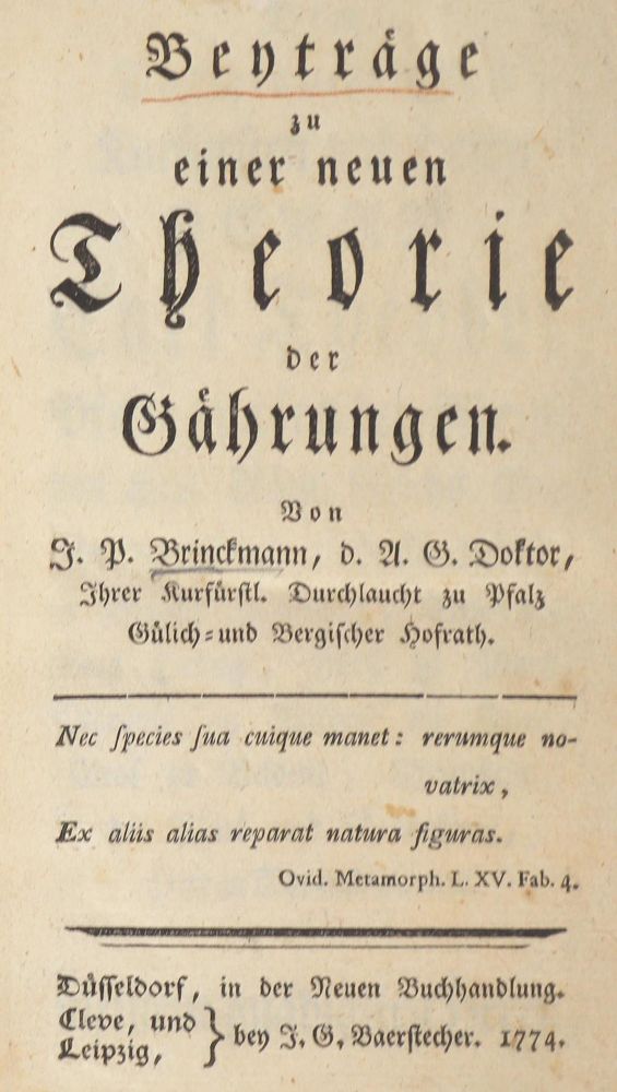 Große Abbildung Nr.1: 126-59 Brinckmann,J.P.: (Aus der Sammlung Professor Dr.Dr.Johannes Büttner Teil 1)