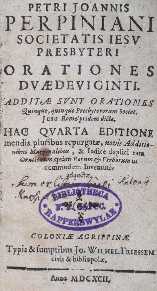 Große Abbildung Nr.1: 126-614 Sammlung: (Alte Drucke, Handschriften und Theologie)