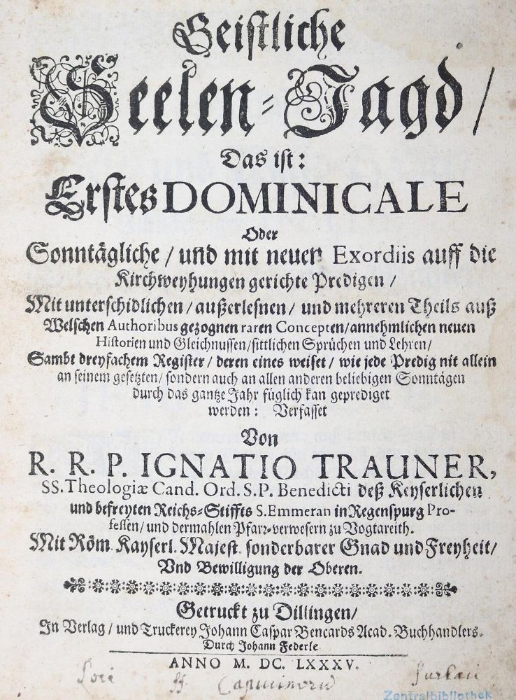 Große Abbildung Nr.1: 126-618 Sammlung: (Alte Drucke, Handschriften und Theologie)