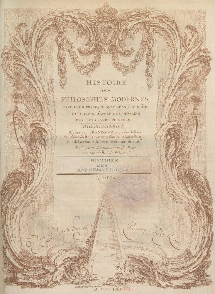 Große Abbildung Nr.1: 126-623 Saverien,(A.).: (Alte Drucke, Handschriften und Theologie)
