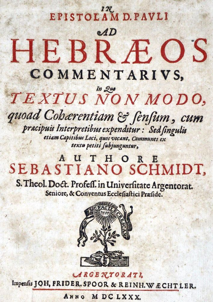 Große Abbildung Nr.1: 126-627 Schmidt,S.: (Alte Drucke, Handschriften und Theologie)