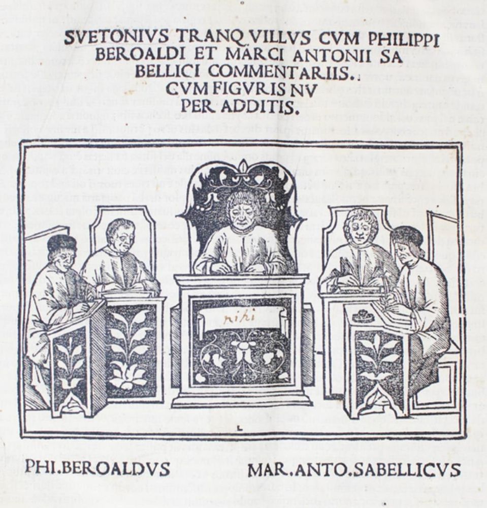 Große Abbildung Nr.1: 126-641 Suetonius Tranquillus,: (Alte Drucke, Handschriften und Theologie)