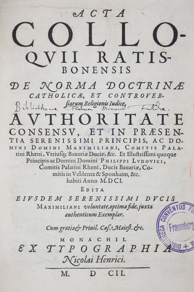 Große Abbildung Nr.1: 126-646 (Tanner,A.).: (Alte Drucke, Handschriften und Theologie)