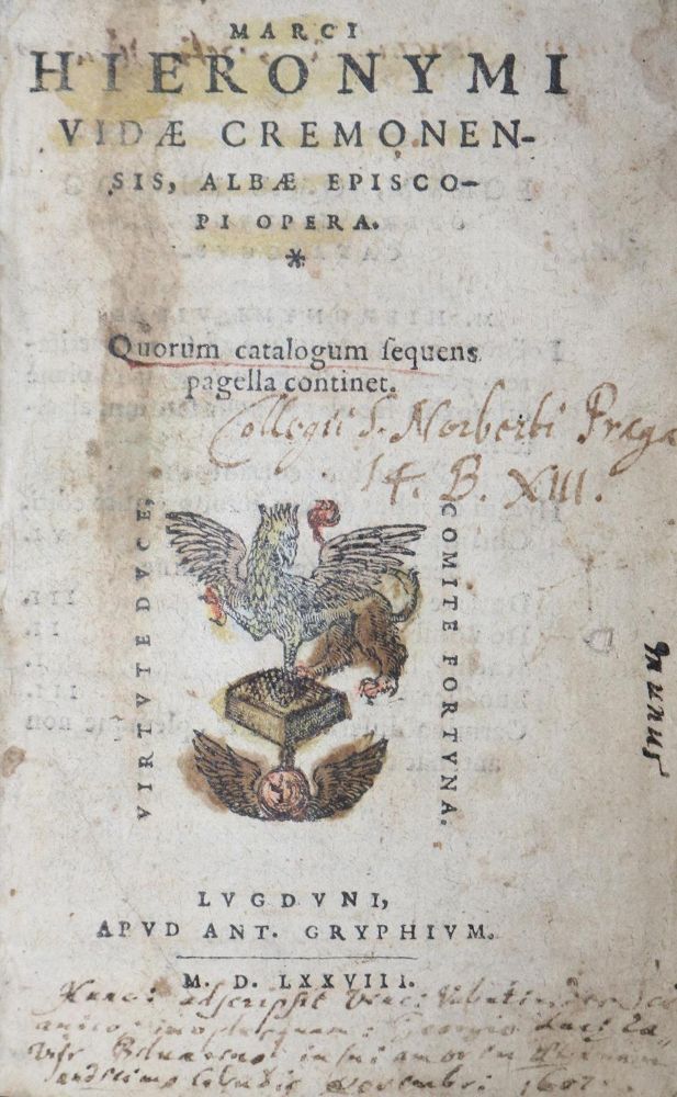 Große Abbildung Nr.1: 126-656 Vida,M.G.: (Alte Drucke, Handschriften und Theologie)