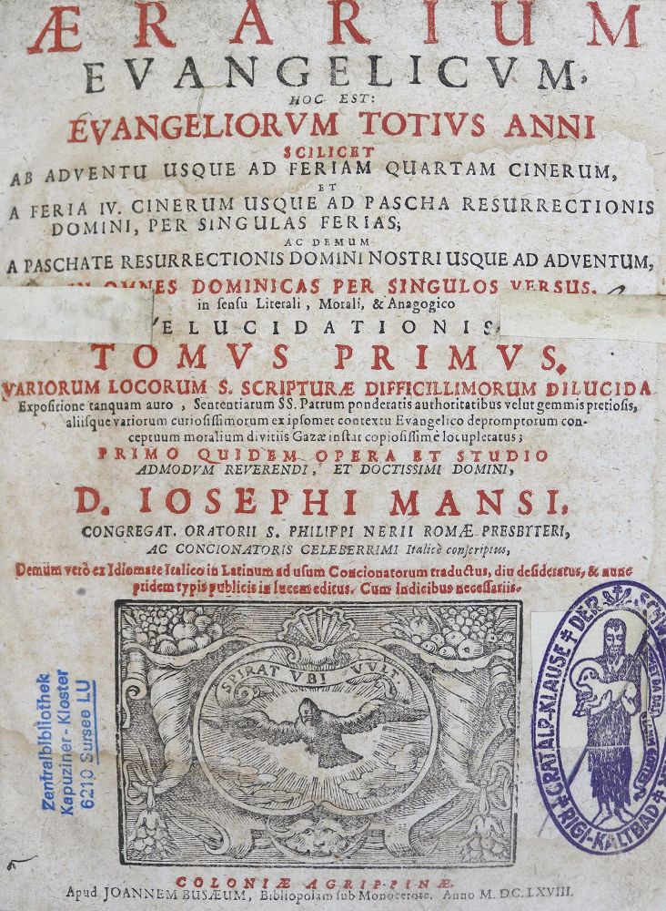 Große Abbildung Nr.1: 126-657 Vier: (Alte Drucke, Handschriften und Theologie)